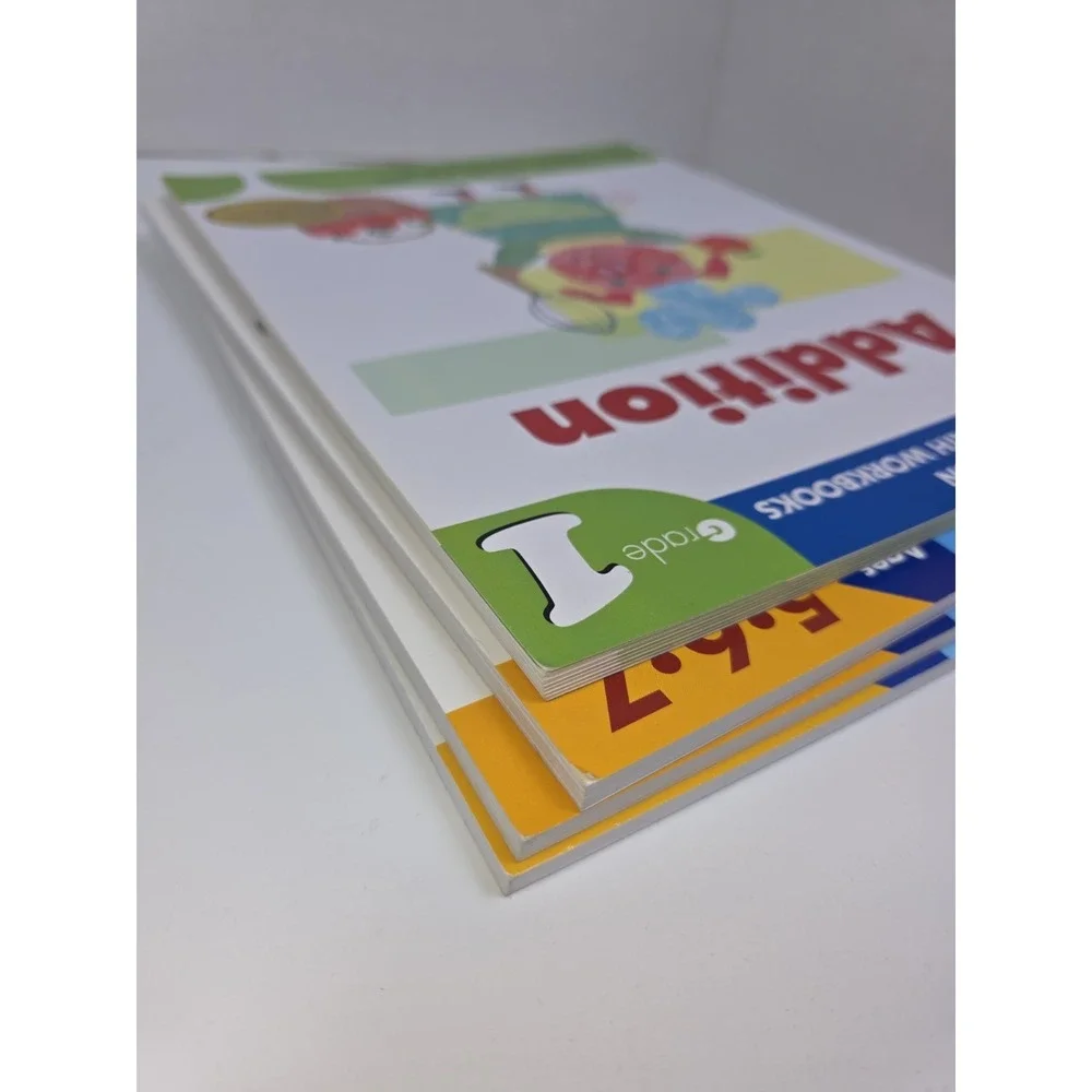 Lot of 4 Kumon Telling Time Simple Math Dollers Cents Workbooks For Ages 5-8
